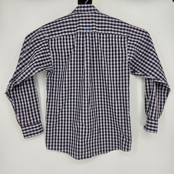 Ariat Shirt Mens‎ Small Wrinkle Free Plaid Western Flip Cuff Button Down - Picture 5 of 11